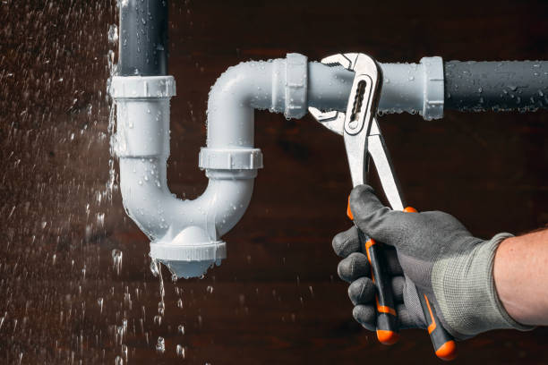 Professional Sewer Line Repair technician working in South Carver, MA